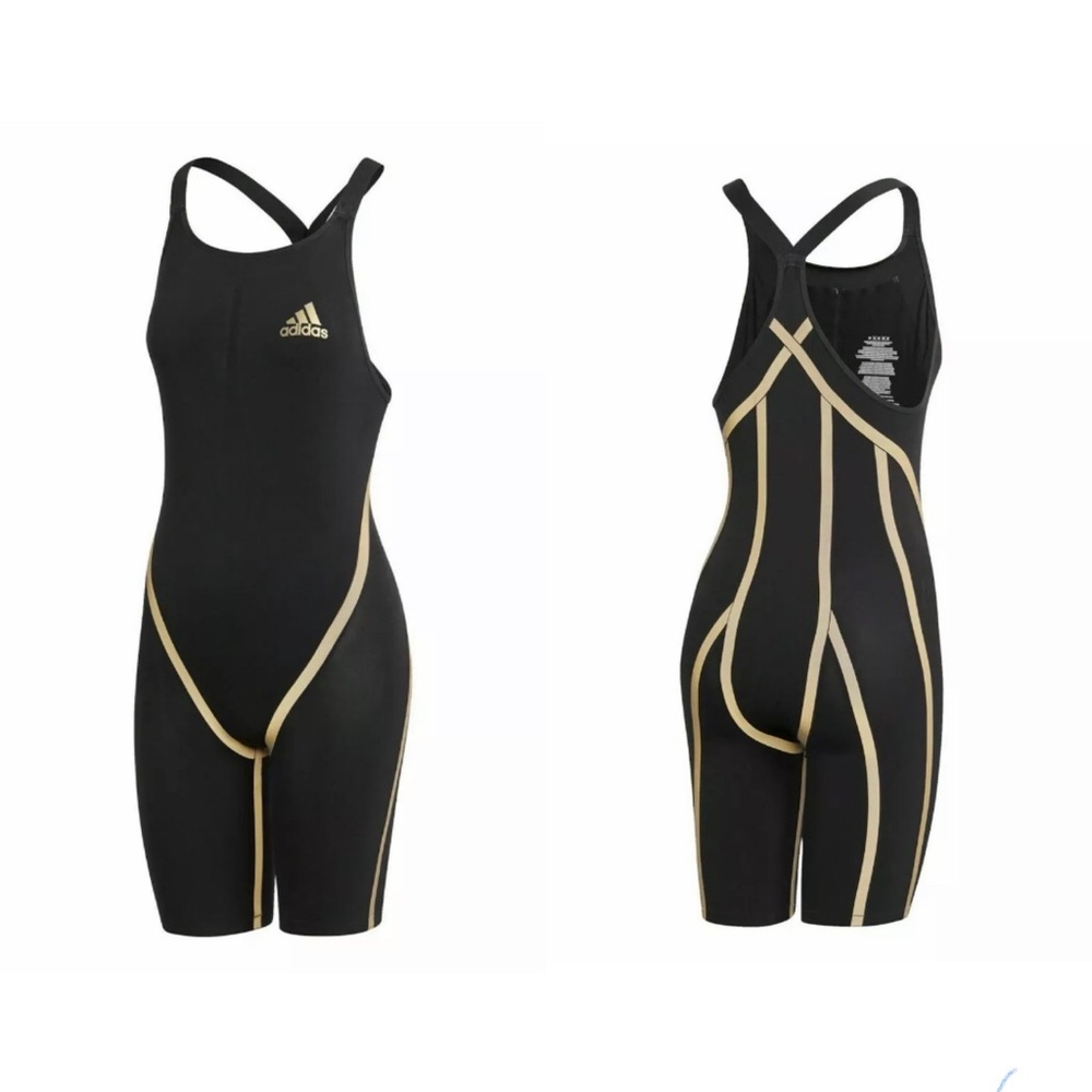 Adidas Adizero Closed Back Swimsuit Womens Size 28
